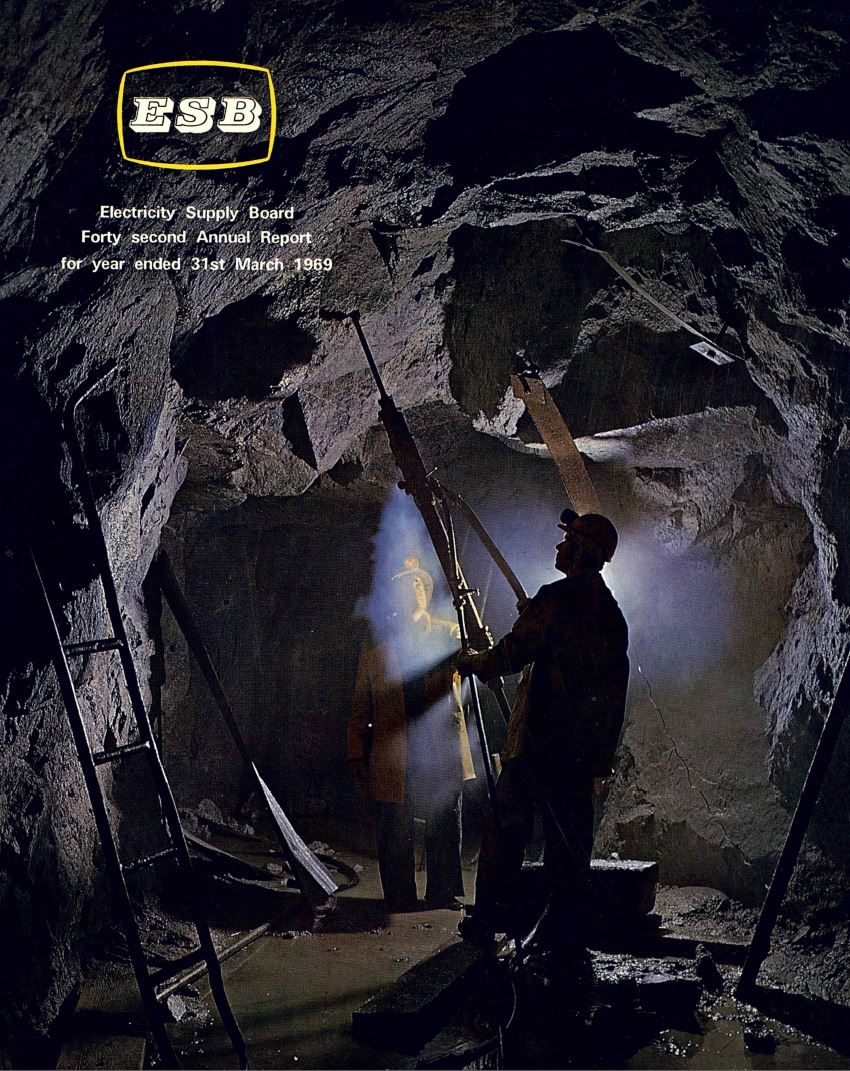 First appearance of ESB logo on annual report, year ending 1969