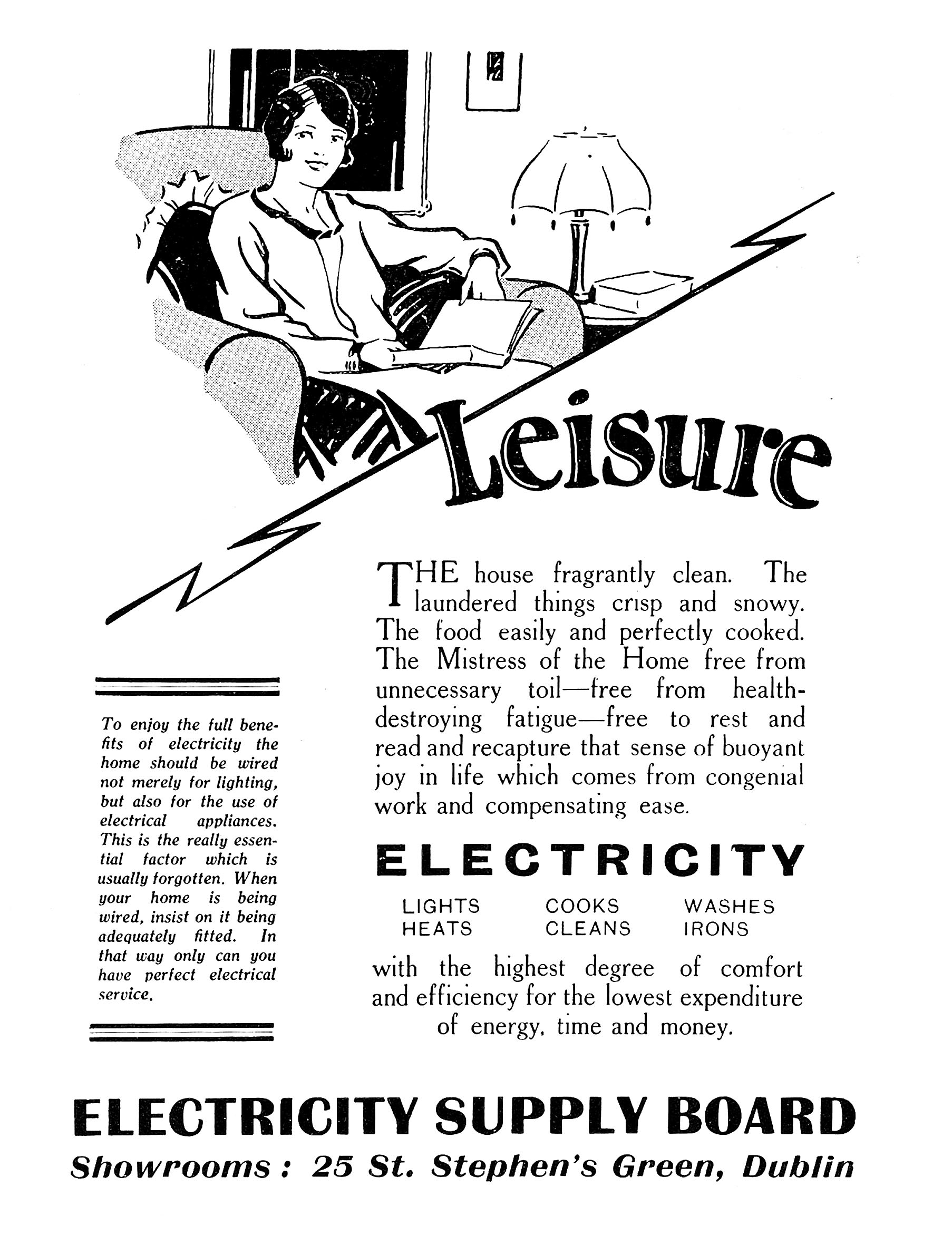 ESB print advert from 1930s