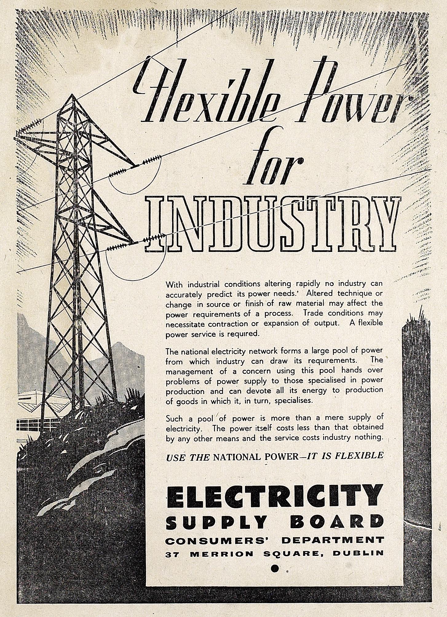 ESB print advert from 1940
