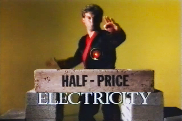 A thumbnail from the TV advert video