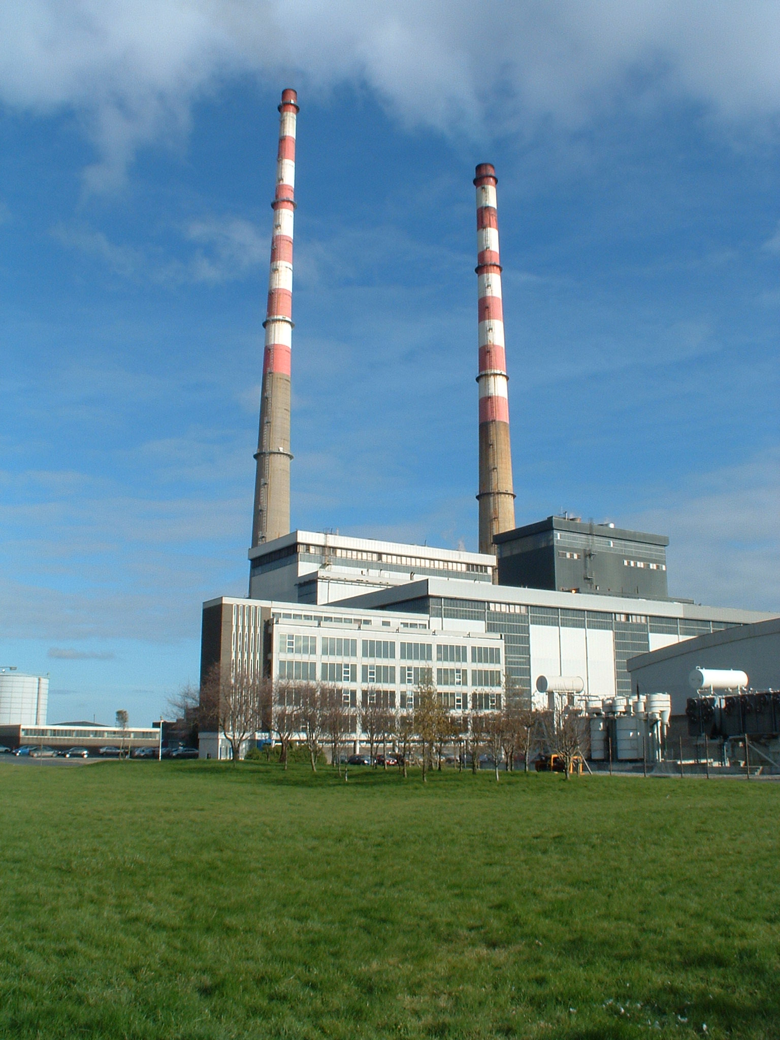 Image of Poolbeg towers power station in county Dublin