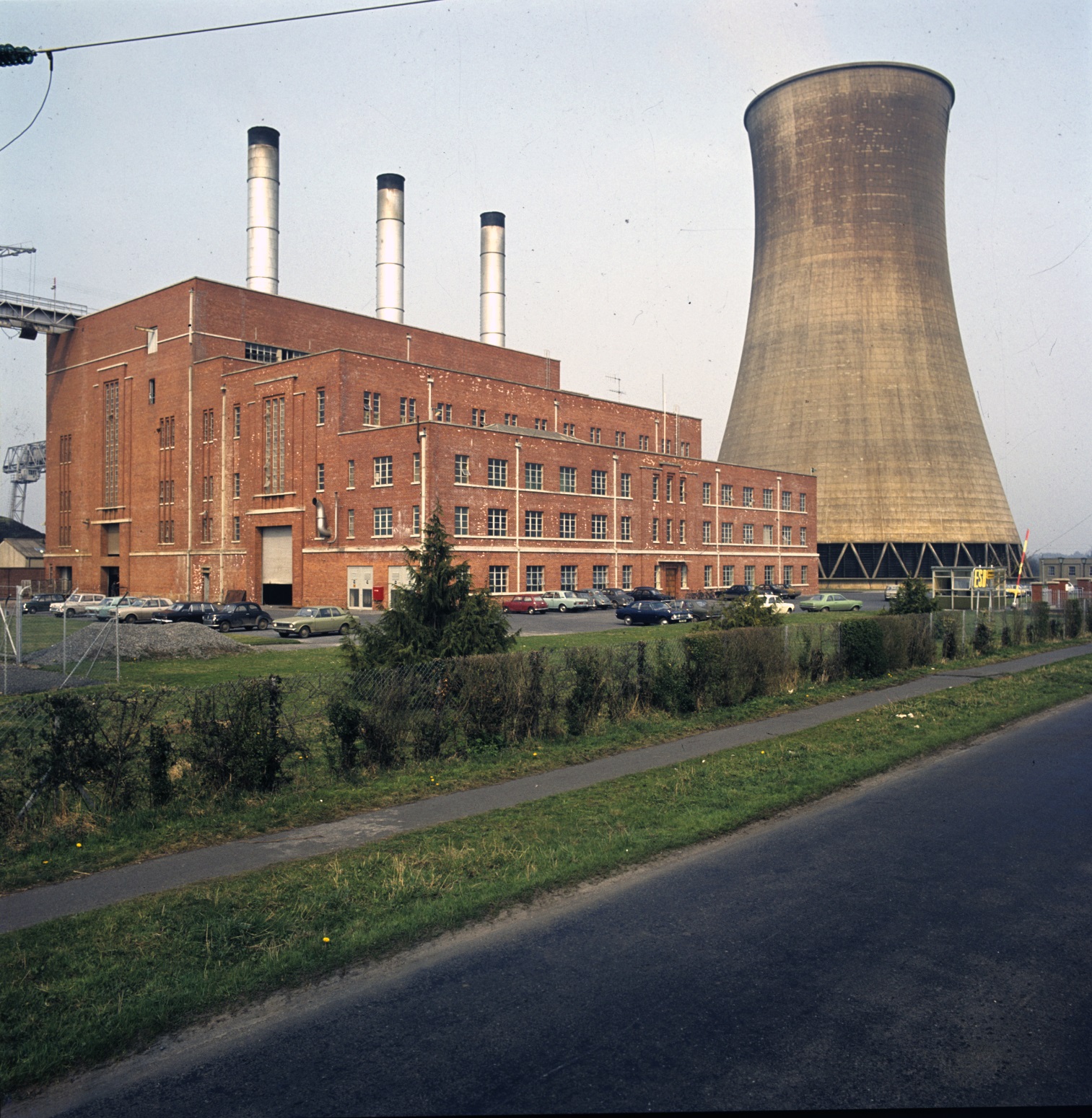 Outside view of Portarlington power station in County Laois