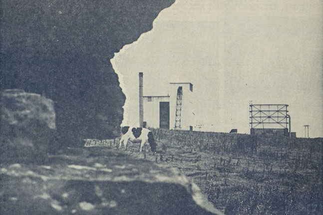 View of Miltown Malbay power station in County Clare