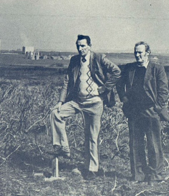 Gerry Hillery, General Supervisor (L)  and Paddy Ryan, Station Staff (R)