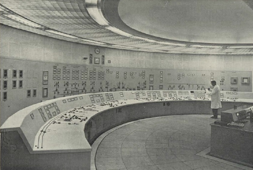 Ringsend electrical control room, c1960s