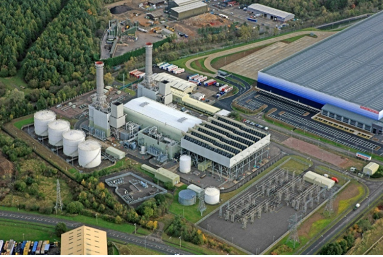 Power generation facility associated with ESB's expansion into the UK energy market.