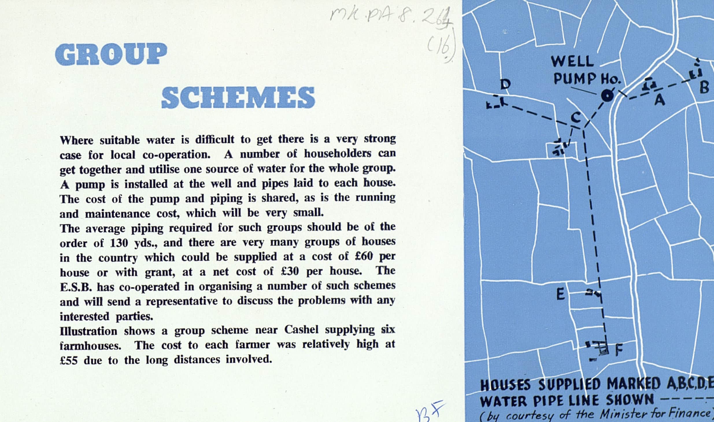 Pamphlet page titled 