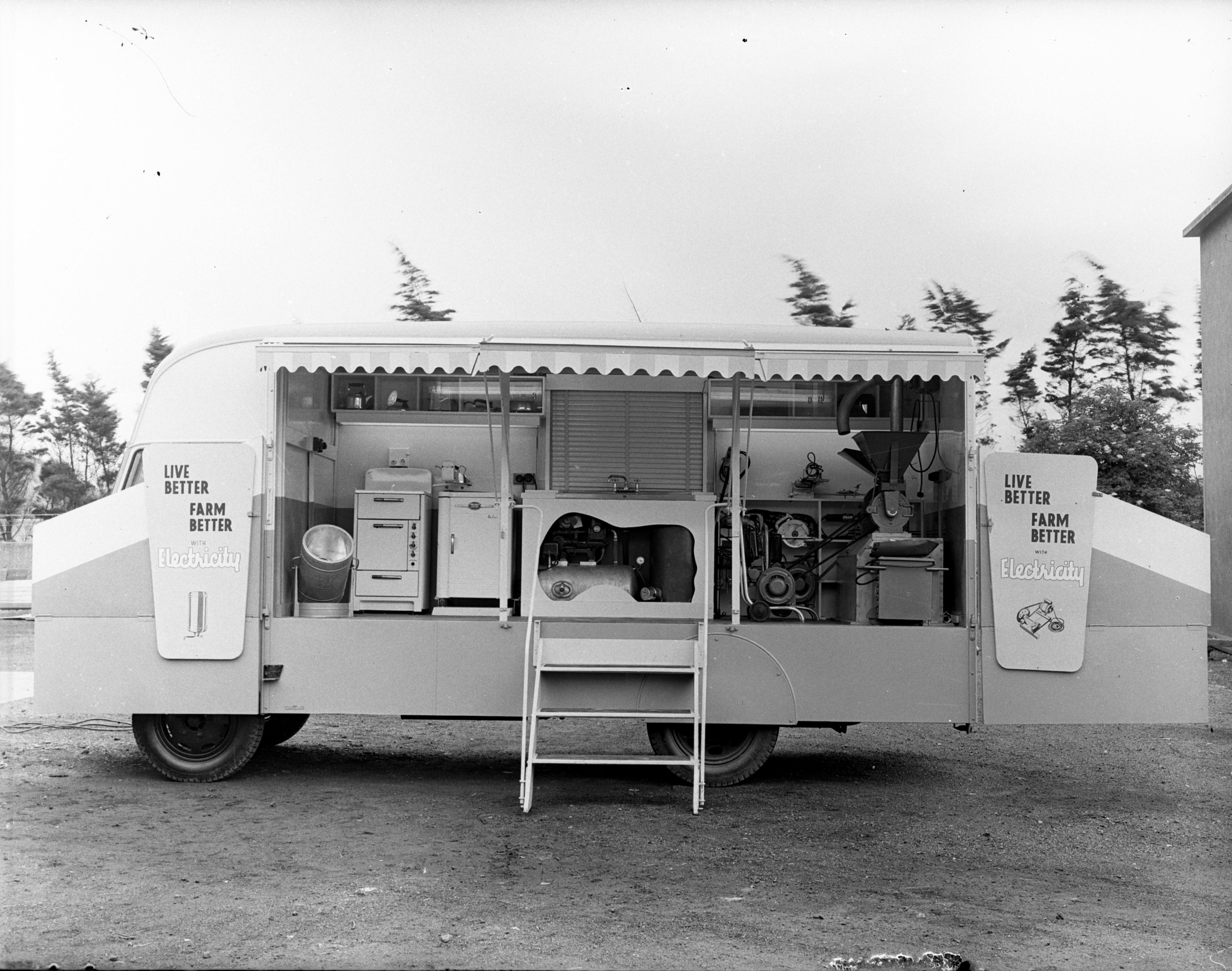 An ESB van selling appliances