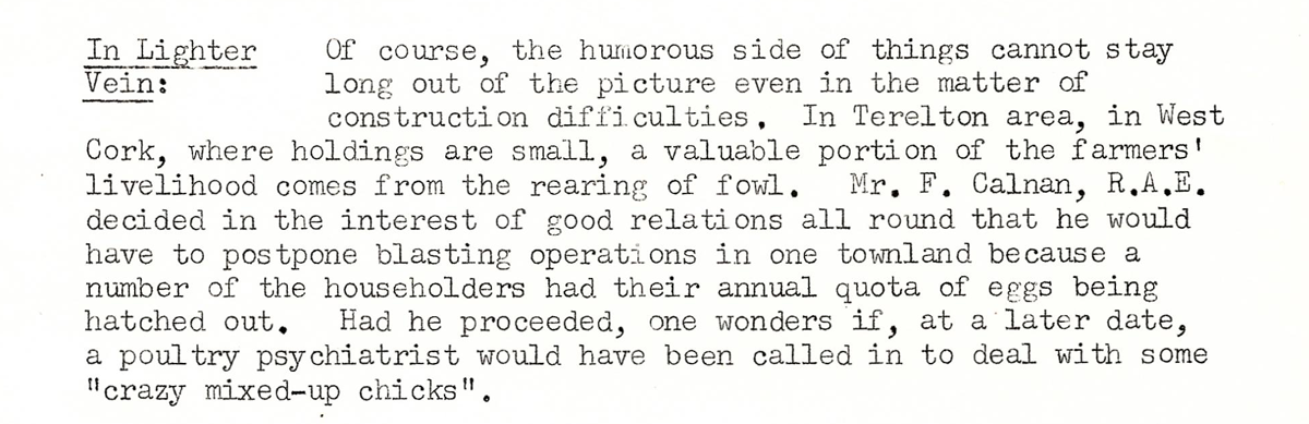 A scanned page from the ESB REO magazine about the Terelton Rural Area.