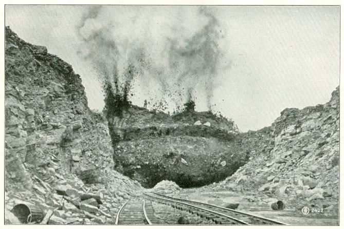 Blasting rock