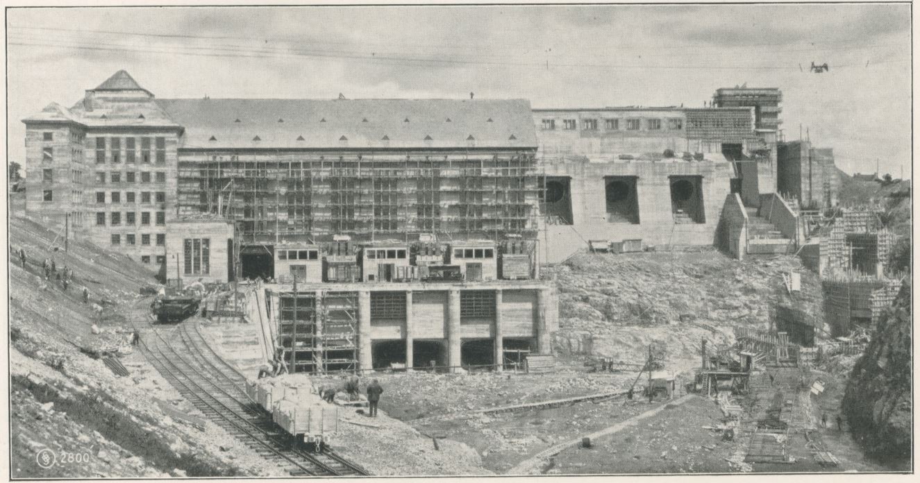 Construction of Ardnacrusha power station