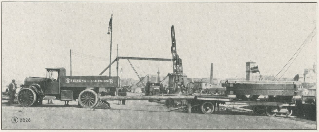 Transporting a 35 ton rotor section